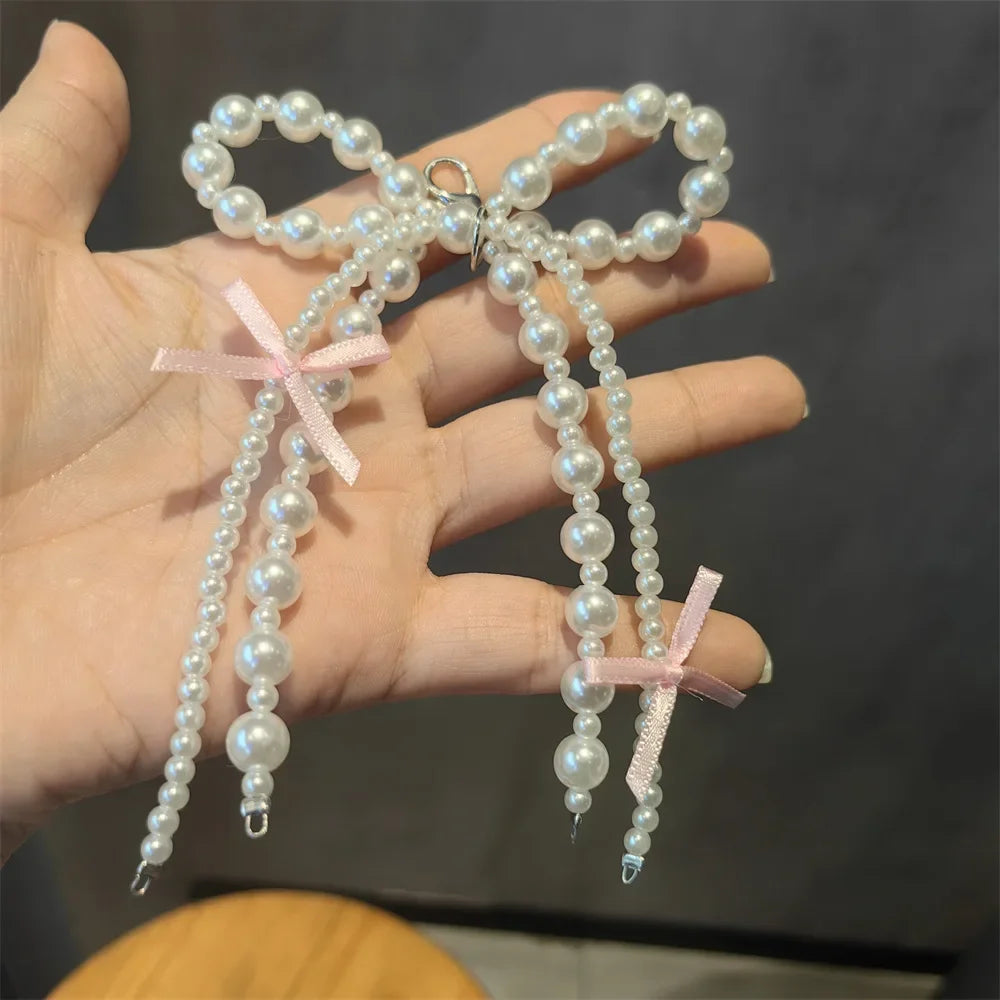 New Pearl Flower Shoes Accessories Fruit Crystal Shoe Charm Buckle Shoe Laces Charms for Sneakers Decorations 1Pcs