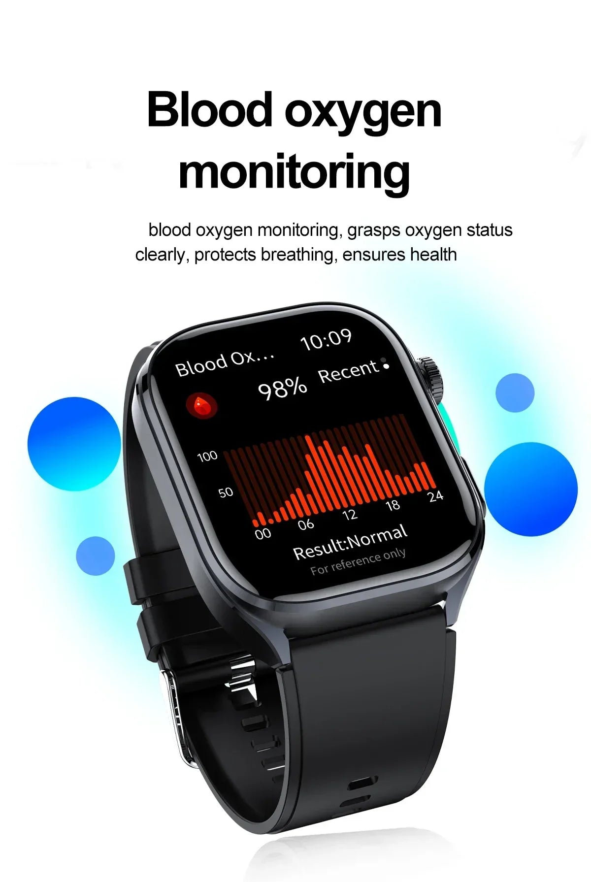 New Uric Acid Blood Lipids AI-GPT ECG Smartwatch Micro Physical Examination Body Analysis Men BT Call LED Flashlight Smartwatch