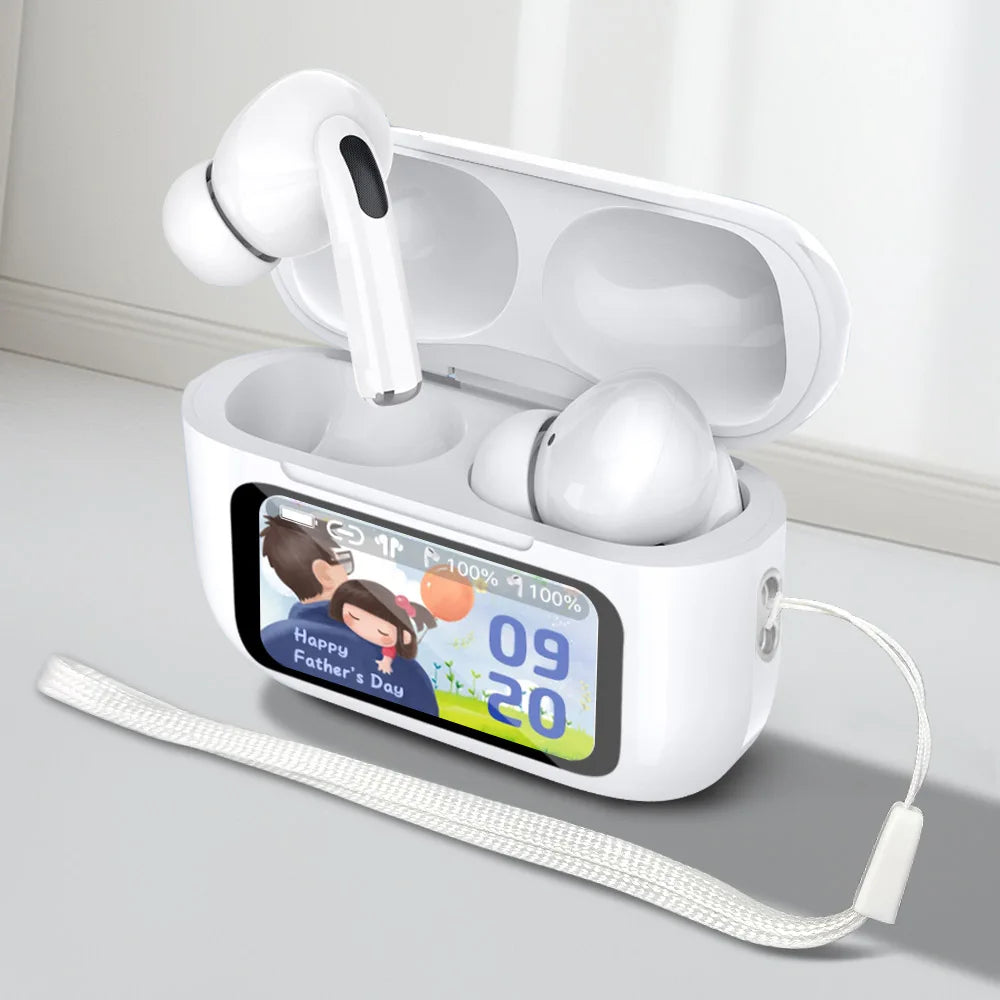 Nouveaux écouteurs sans fil Bluetooth Air Pro : réduction de bruit active (ANC), son HiFi, faible latence, musique HD, commandes tactiles.