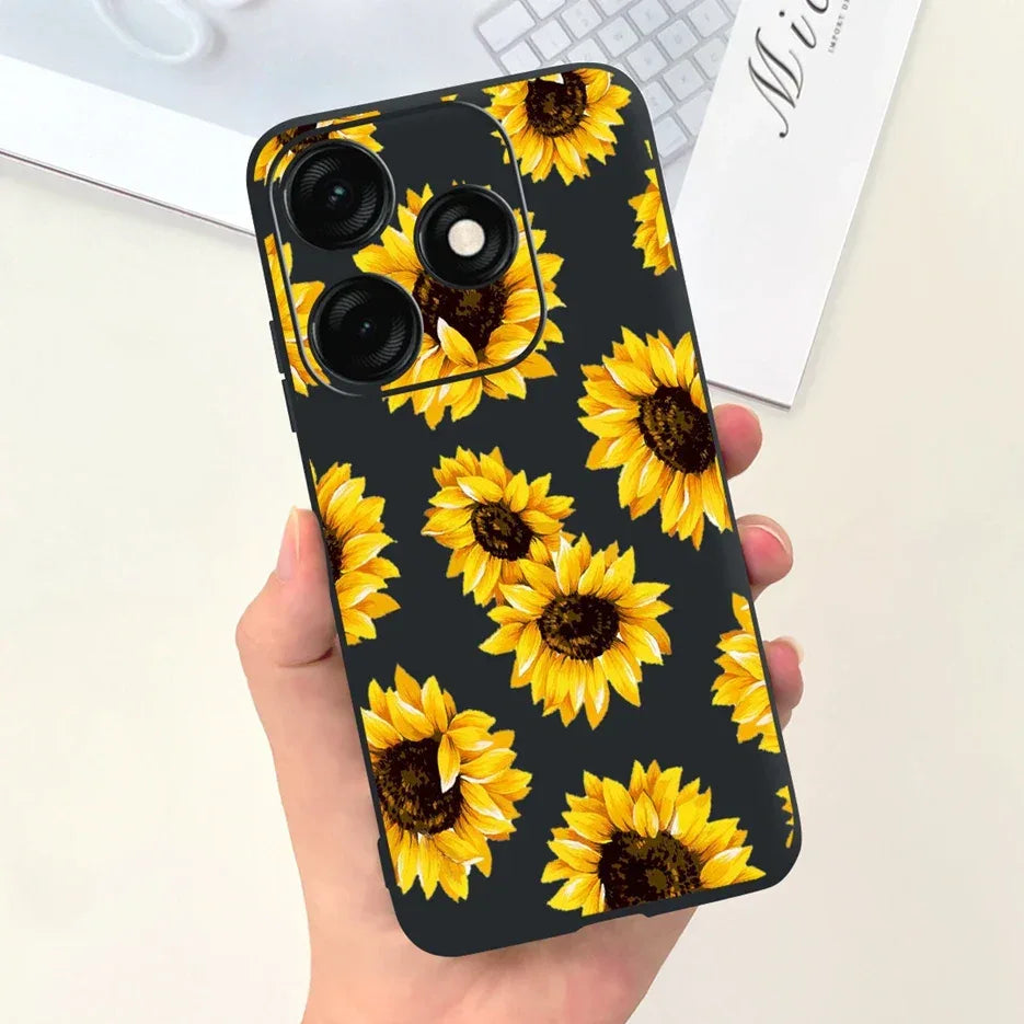 For Tecno Spark 20 Case Spark 20C BG7n Prety Girls Butterfly Painted Phone Case For Tecno Spark 20 Pro Spark20 C Soft TPU Fundas