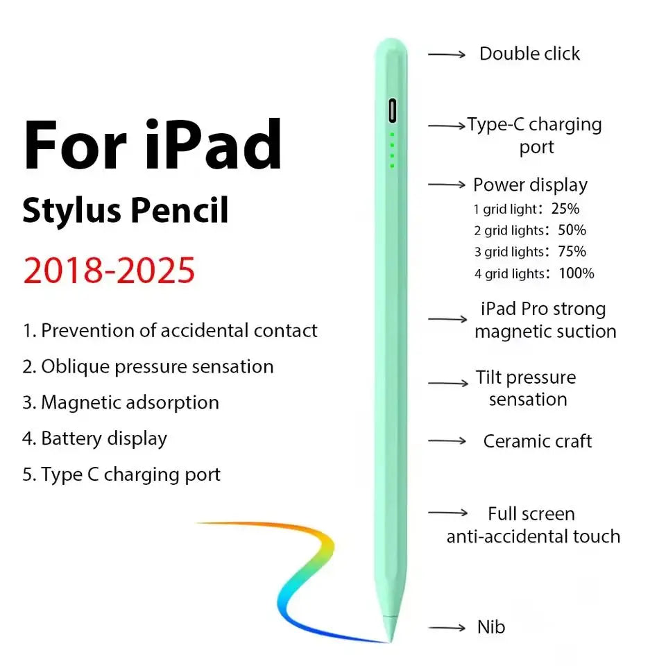 Universal Stylus Pen for Android/iOS/Windows Tablets - Touch Screen Pen Compatible with iPad,Windows,Apple Pencil,Huawei, Xiaomi