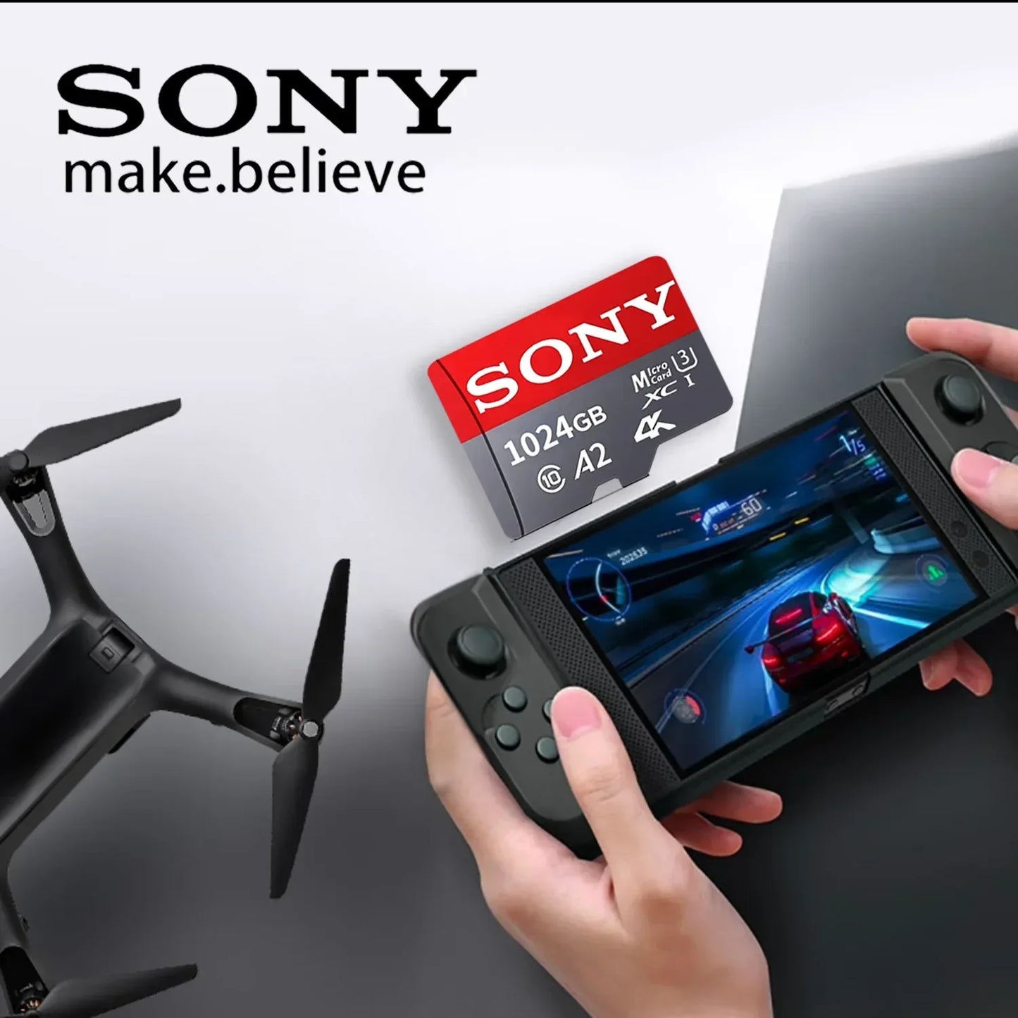 SONY SD Memory Card Extreme Micro TF SD Card 128GB 256GB 1TB 512GB A2 U3 V60 Flash Cards For Xiaomi Phone PC Camera