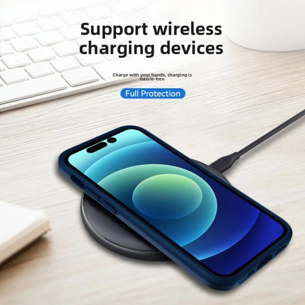 Luxury For Magsafe Wireless Charger Matte Frosted Case For Xiaomi 15T 15TPro 15/14/13 T Ultra Pro Semi-Transparent Protect Cover