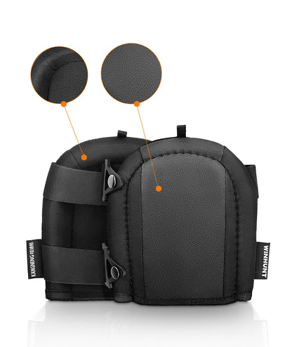 Knee Pads for Work - Heavy Duty Foam Padding Knee Pads with Strong Double Straps – Comfortable Knee Protection
