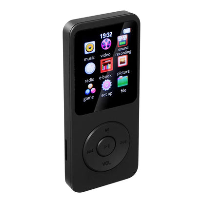 MP3 MP4 Player Bluetooth-Compatible5.0 Sports MP3 Player 1.8in Color Screen Music Stereo Player Gift for Kid