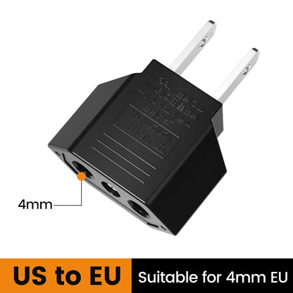 US Plug Adapter US to EU Plug Adapter European EU To US JP CN Power Adapter Electrical Plug Converter Sockets AC Charger Outlet