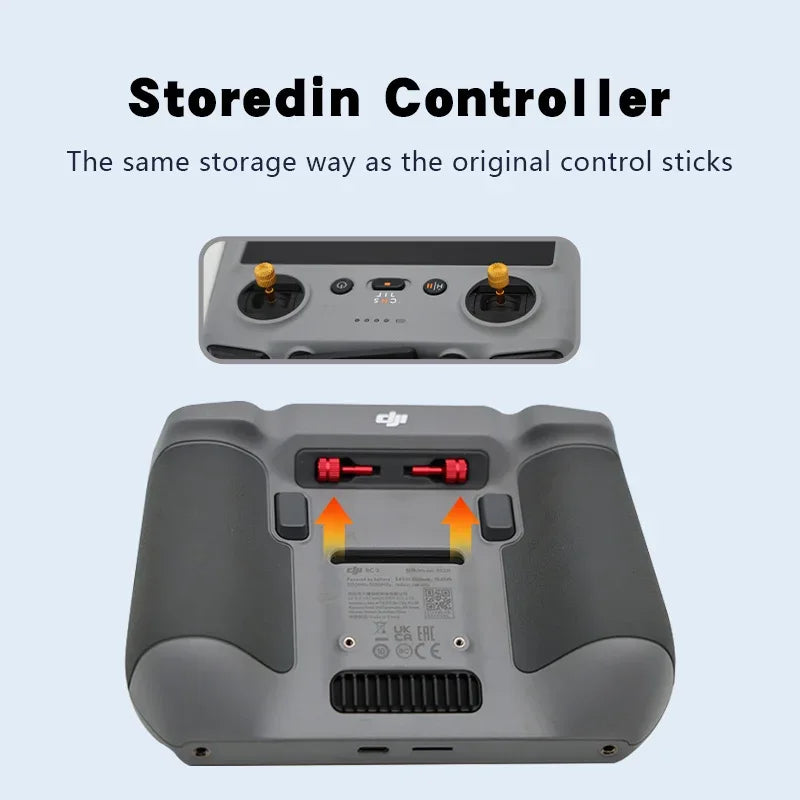 Remote Control Joysticks for DJI Air 3 RC 2/RC Aluminium Alloy For DJI Mini 3 Pro/Mini 3/Mavic 3 Pro/Mini 4 Pro Drone Accessory