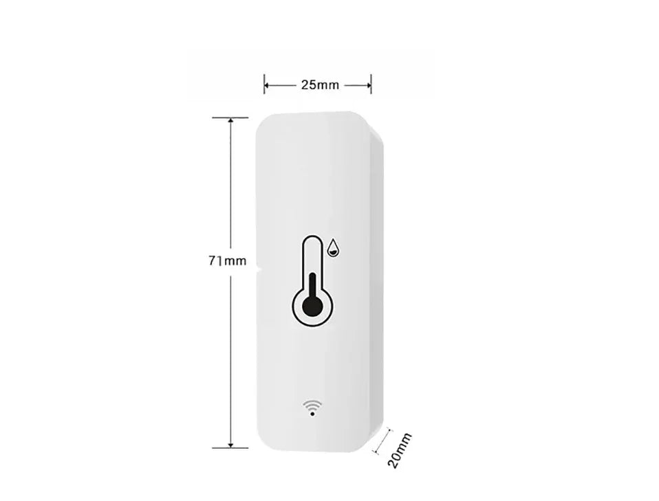 Tuya Zigbee WiFi Temperature And Humidity Sensor APP Remote Monitor For Smart Home var SmartLife WorkWith Alexa Google Assistant