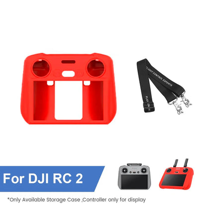 Silicone Case Protective Cover for DJI Mini 3/Mini 4/Mini 5 Pro/Flip/AIR 3S/Mavic 3/4 Pro/Neo/RC/RC 2 Remote Control Accessories