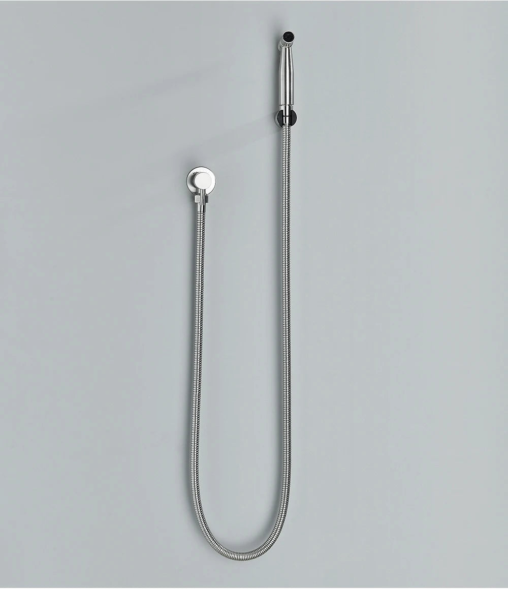 Brushed Gold Handheld Toilet Bidet Sprayer Stainless Steel Bidet Shower Hygienic Shower Wall Toilet Bidet Sprayer Cold Water