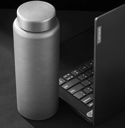 750ml Business Thermos Cup With Tea Separator,Double Layer Pure Titanium Vacuum Flasks,High-end Drinkware,Portable Water Bottle