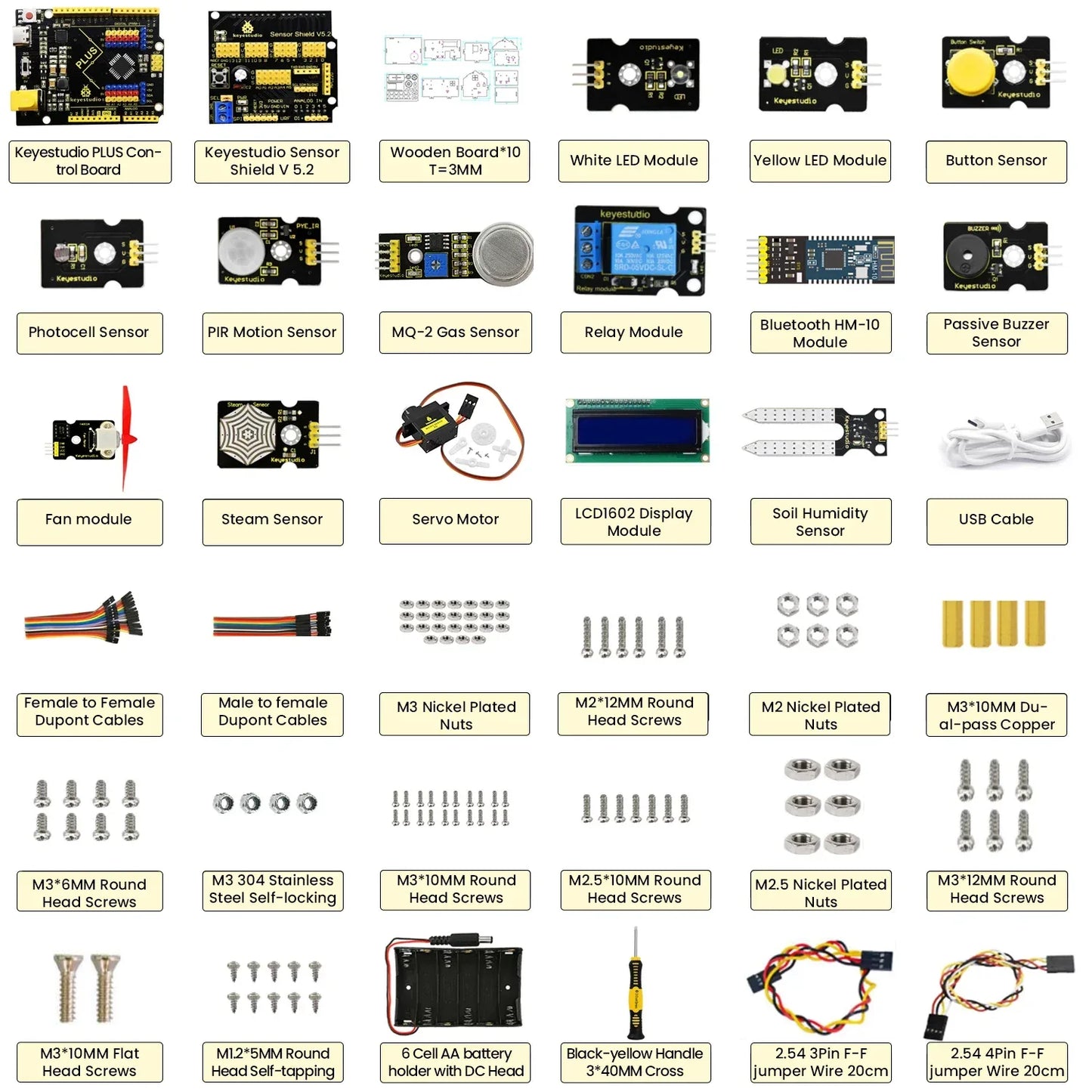 Keyestudio Smart Home IOT Kit With PLUS Board+15 Projects Tutorial For Arduino STEAM House Kit DIY Electronic Kit CE Compliant