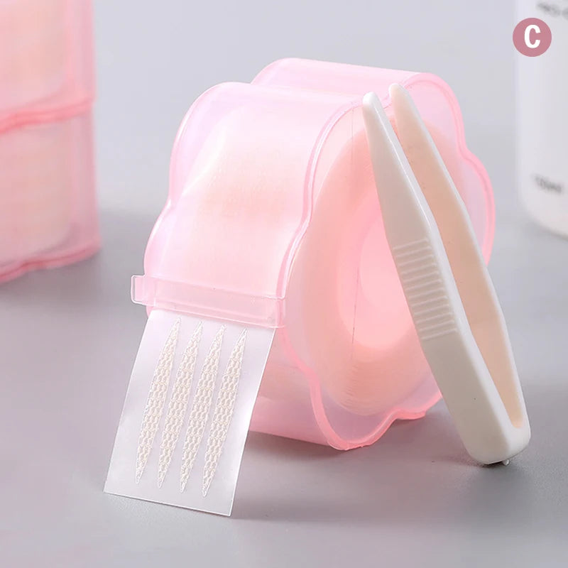 360pcs Makeup Clear Gray Beige Eyelid Stripe Big Eyes Invisible Double Fold Eyelid Shadow Tape Sticker Beauty Tool