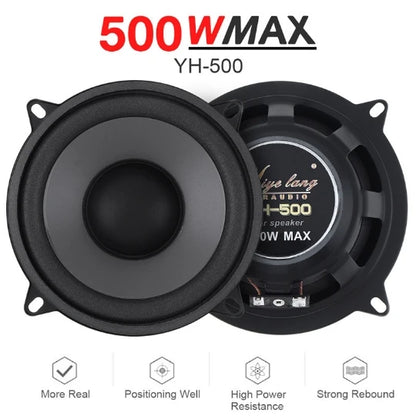 1pair 400/500/600W Car Speakers 2-Way Vehicle Door Subwoofer Car Audio Music Stereo Full Range Frequency Automotive Speaker