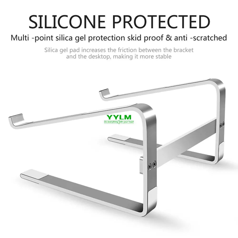 Aluminum Laptop Stand Notebook Riser Holder For Macbook Air 13 iPad Pro Dell HP Lenovo Xiaomi Computer Tablet Support Ordinateur