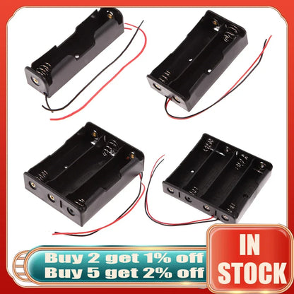 ALLOYSEED 18650 Power Bank Case 1X 2X 3X 4X 18650 Battery Holder Storage Box 1 2 3 4 Slot 18650 Rechargeable Batteries Container