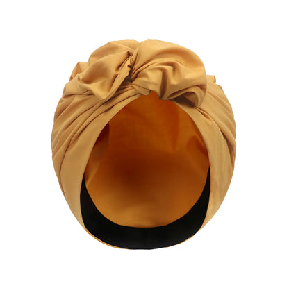 Woman Muslim Headscarf Cap Cotton Headband African Head Wraps Elegant Retro Turban for Ladies Beanies Caps Muslim Headpiece