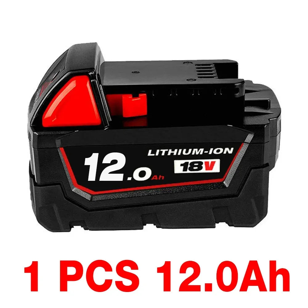 DHL 18V 12Ah For Milwaukee M18 Battery Li-Ion Replacement Battery For Milwaukee 18V M18 48-11-2830 0730-20 Tool battery