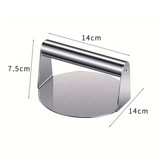 Stainless Steel Smash Burger Press Hamburger Patties Meat Masher Circular Meat Press Mold for Deli Meats Kitchen Accessories by PDG ibma