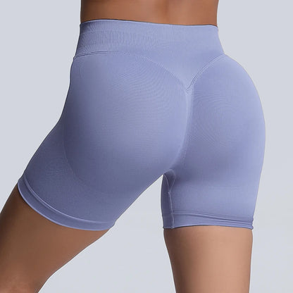 Impact Shorts Women High Waist Hip Lifting Yoga Short Fitness Seamless Elastic Workout Wear Woman Yoga Shorts Gym Female