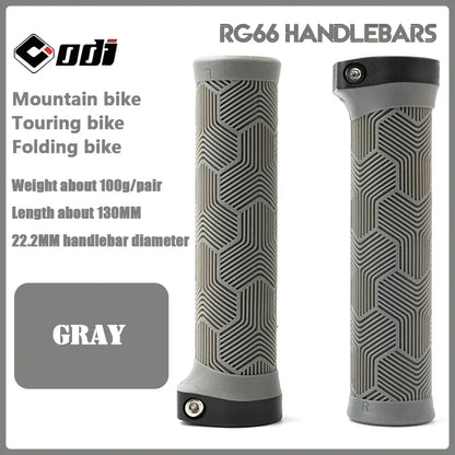 ODI Rubber Bicycle Grips 22mm Set Ergonomic MTB Handlebar Grips for Dirt Pit BMX And Mountain Bike in Purple Brown Pink Black
