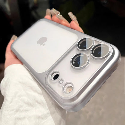 Official Cosmic Orange Plating Frosted Translucent Thin Phone Case For iPhone 17 Pro Max Air Series Bumper Cover for 17 Pro Case