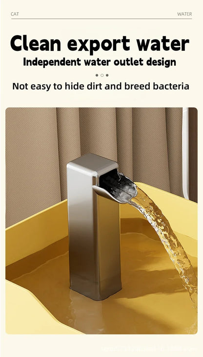 Cat Water Fountain Auto Filter USB Pet Drinking Dispenser Live Water Circulation Quiet Automatic Fountain for Cats and Small Pet