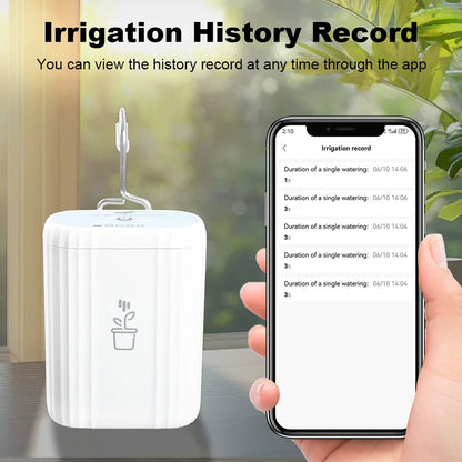 Tuya WiFi Smart Watering Pump 18650 Rechargeable Battery Intelligent Auto Sprinkler Drip Irrigation Flowers Home Garden Tools