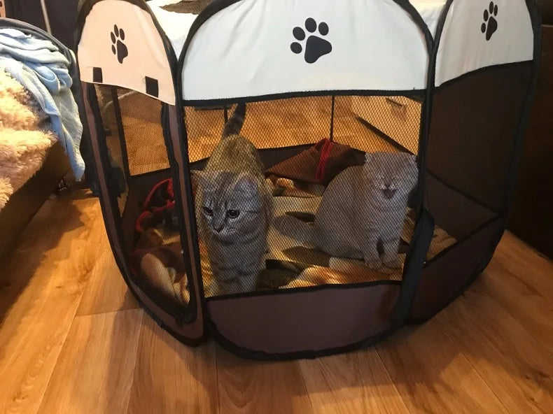S/M/L Cat Delivery Room Detachable Summer Pet Tent Outdoor Dog Bed Folding Dog Fance Cat Nest Dog Enclosure Cage for Cats Dogs