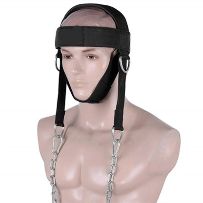 Head Harness Sports Neck Training Exerciser Strap Muscle Builder Home Gym for Strength Fitness Weight Lifting Workout Boxing MMA
