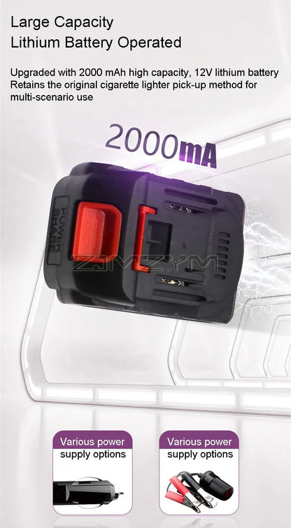 12V 5Ton 150W Rated Power Car Electric Tire Lifting Car Wireless Jacks Wrench Hydraulic Car Floor Jack with Remote control