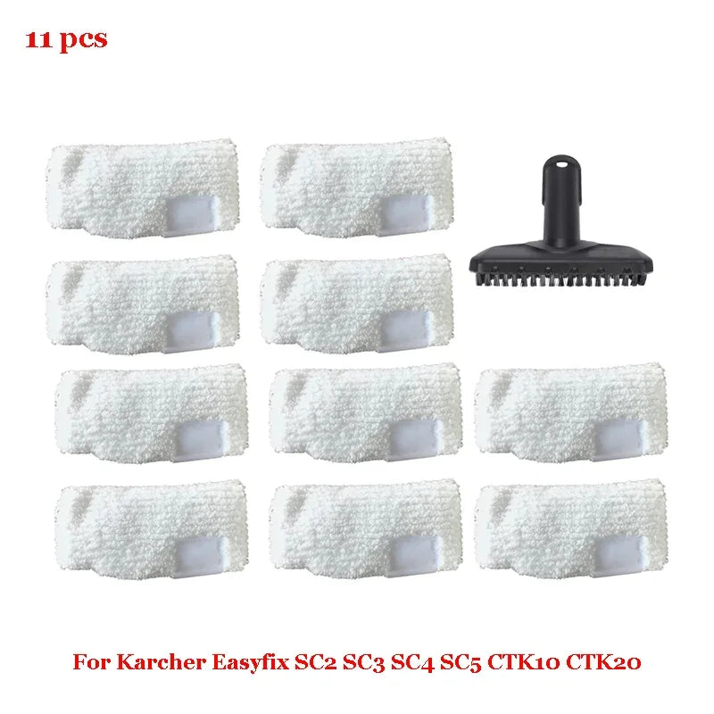New Microfiber Mop Cloth For Karcher Easyfix SC2 SC3 SC4 SC5 CTK10 CTK20 Handheld Magic Steam Brush Vacuum Cleaner Spare Parts