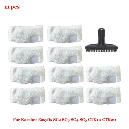 New Microfiber Mop Cloth For Karcher Easyfix SC2 SC3 SC4 SC5 CTK10 CTK20 Handheld Magic Steam Brush Vacuum Cleaner Spare Parts