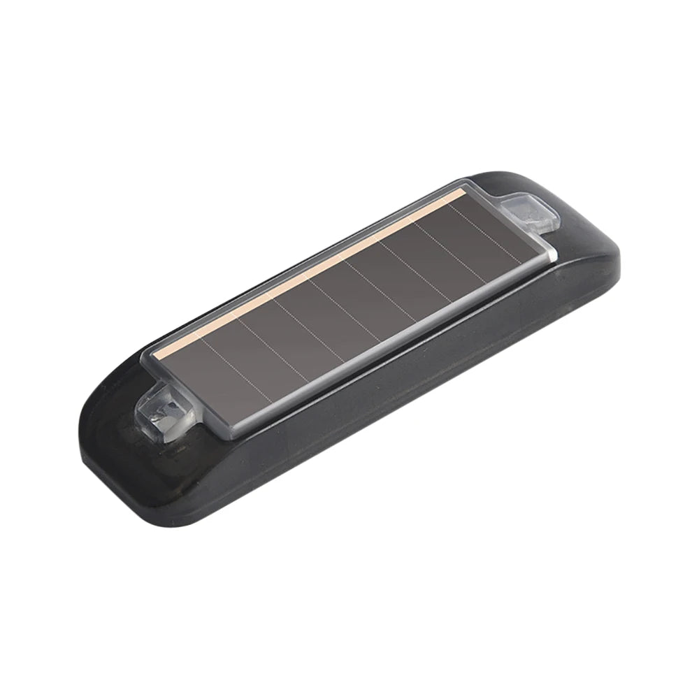 Mini LED Solar Power Car Warning Light Night Security Simulated Alarm Wireless Anti-Theft Caution Lamp Flashing Dummy Alarm Lamp