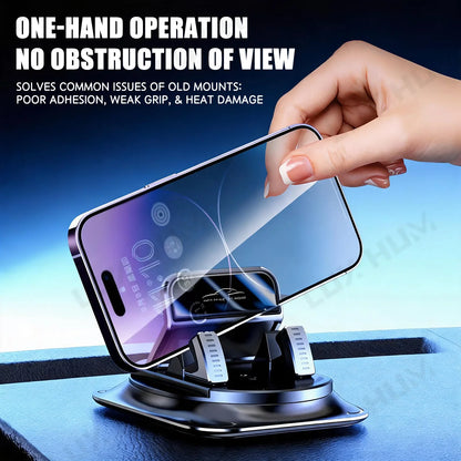 360 Rotating Car Phone Holder Dashboard Non-slip Desktop Phone Mount Stand Smartphone Universal GPS Navigation Bracket Support