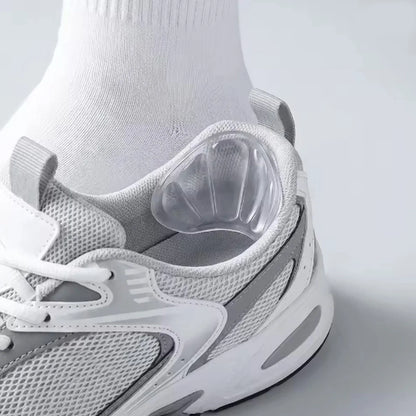 Clear Silicone Heel & Forefoot Cushion Pads, Lightweight Breathable Comfort Inserts for High Heels & Sneakers Unisex