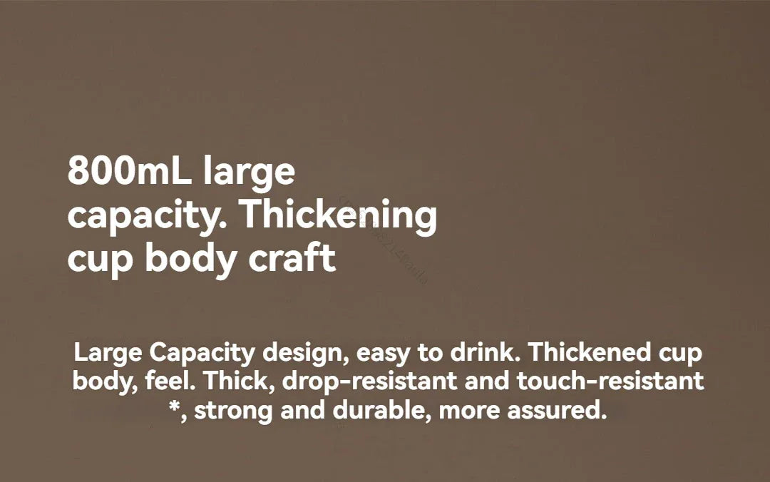 2025 Mijia Magnetic Tea Warehouse Cup Portable 800ml Tritan One-touch Pop-up Lid Water Bottle Tea Filtration Water Cup
