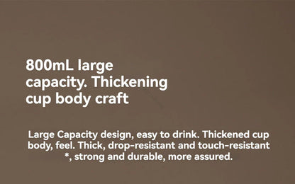 2025 Mijia Magnetic Tea Warehouse Cup Portable 800ml Tritan One-touch Pop-up Lid Water Bottle Tea Filtration Water Cup