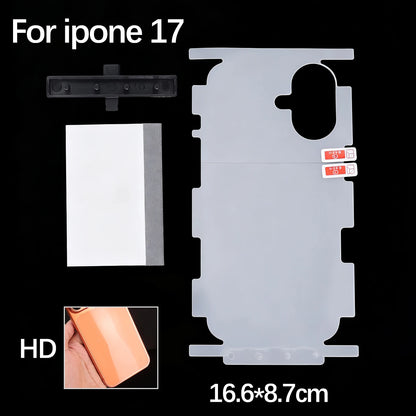 For iPhone 17 Pro Max Air 17Pro 17PM 17Air HD Side Frame Back Full Coverage Protective Film For iPhone17 Border Hydrogel Film