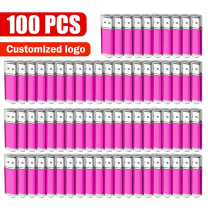 100pcs/lot factory price usb 2.0 flash drive 512MB 4GB 16GB usb metal pendrive 4GB 64GB usb memory stick Free Custom logo gifts