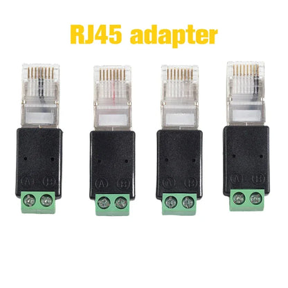 RJ45 to RS485 Converter RJ45 Terminal Adapter RJ45 to RS485 Adapter Crystal Head to Terminal