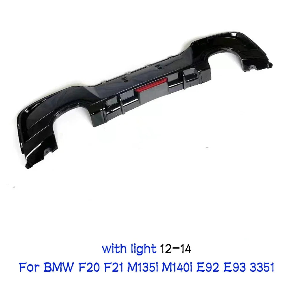 Rear Bumper Lip Diffuser With LED Rear Spoiler For BMW 1er M Sport F20 F21 M135i M140i Fits BMW BMW E92 E93 335I Accessories HOT