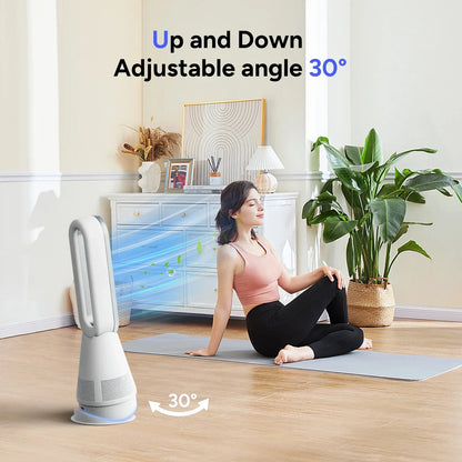 Wholesale Smart Fan and Warming Dual Purpose  Office Home House Room Portable Electric Bladeless Fan Heater