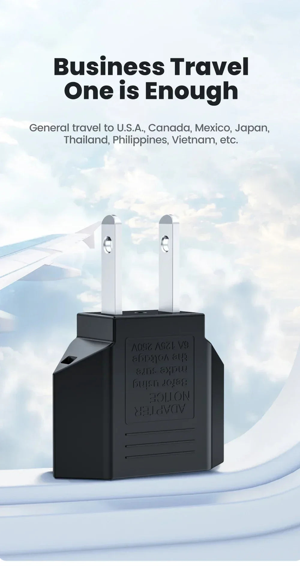 US Electrical Plug Adapter US To EU Socket Outlet American Japan China Travel Adapter European EU To US Power Adapter Converter