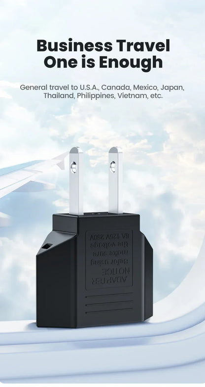 US Electrical Plug Adapter US To EU Socket Outlet American Japan China Travel Adapter European EU To US Power Adapter Converter