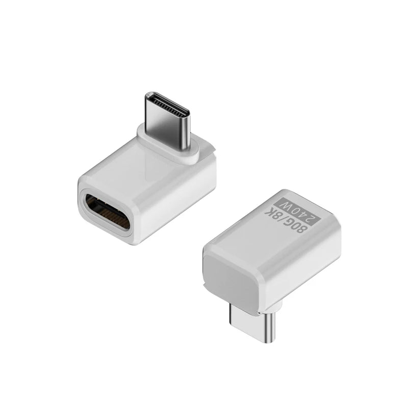 PD240W 80Gbps USB C Adapter Type C Female to Male Adapter Extender 8K@60Hz Fast Charging Converter for iPhone Xiaomi Macbook