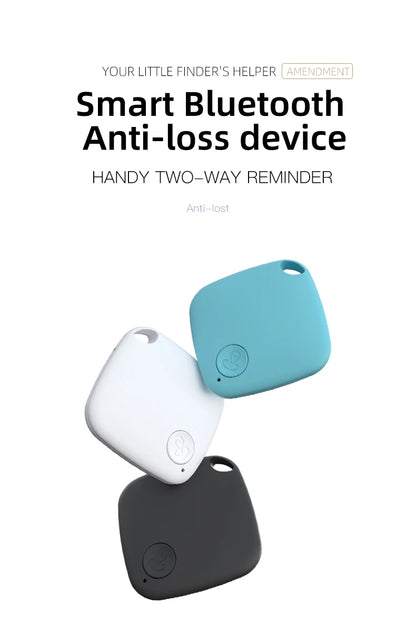 HOMEFISH Mini Bluetooth 5.0 Tracker AntiLost Device Round Pet Kids Bag Wallet Tracking Smart Finder Locator