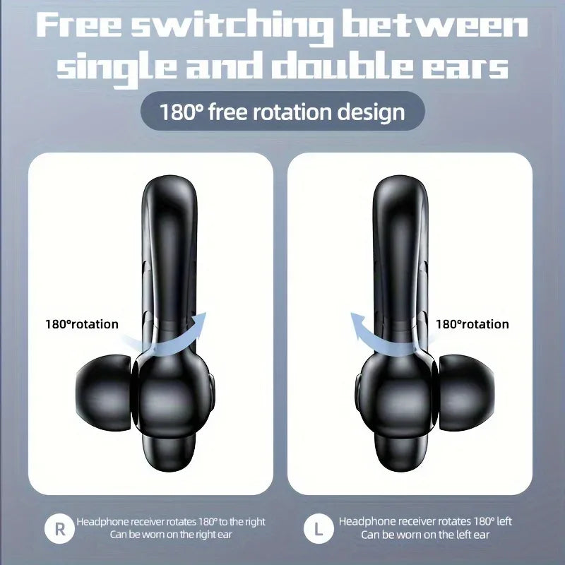 Wireless P13 Pro LED Digital Display Business Earphone Long Standby Sport Wireless 5.2 Headphone HiFi Subwoofer For Phones