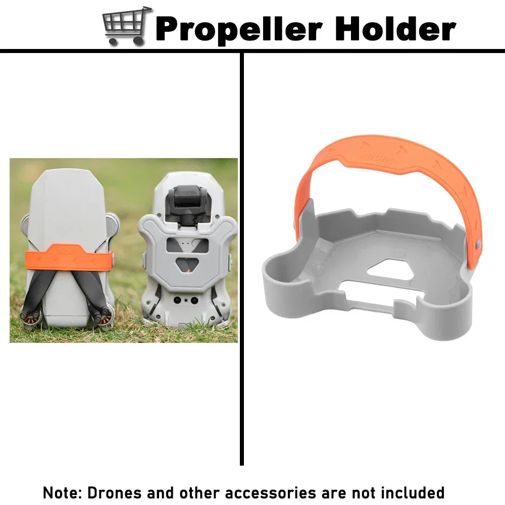 BRDRC Propeller Holder For DJI Mini 4K/Mini 2 SE Drone Stabilizer Bracket Protective Belt Fixing Mount Drone Accessories