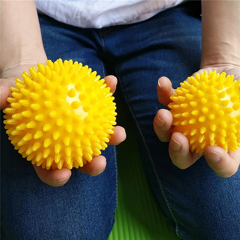 Massage Spiky Ball 7cm 9cm Training Muscle Pain Stress Massager Relaxation Acupoint Massage Myofascial Balls Yoga Ball Massage